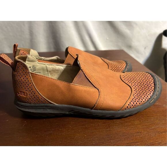 JBU by jambu Lena loafer whiskey Nu buck slip on size 8.5 - Picture 5 of 8